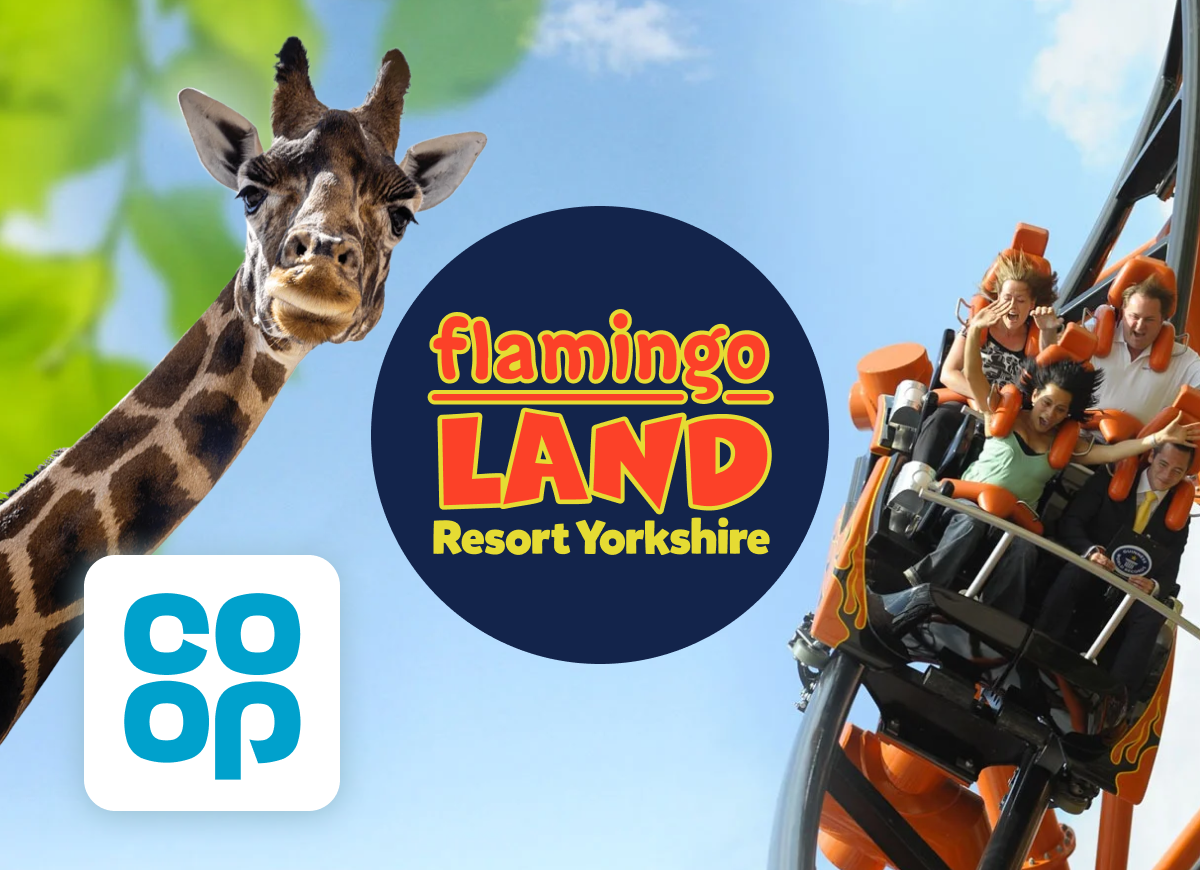 Flamingo Land theme park and zoo in Yorkshire